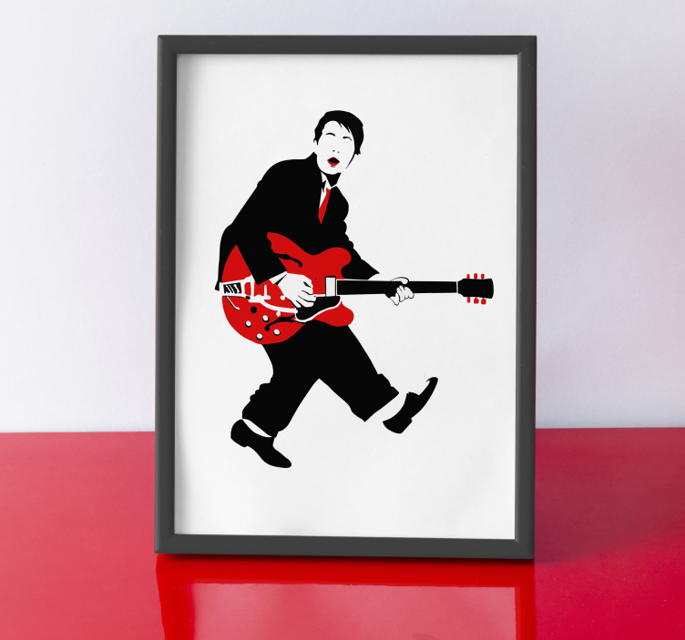 Tilbage til 1955 Musikalsk plakat - TenStickers