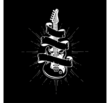 Plakat stue guitar - TenStickers