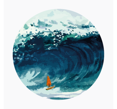 Plakat stue windsurfer sportsmand - TenStickers