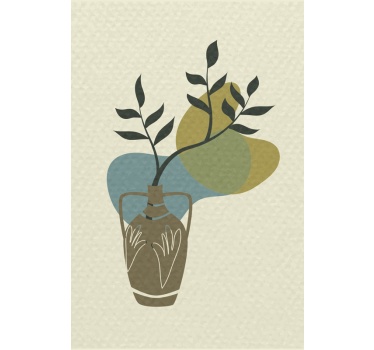 Plakat stue japandi minimalistisk natur - TenStickers