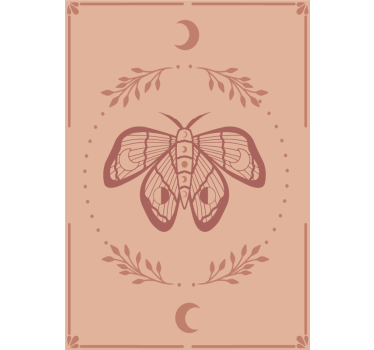 Boho natsværmer plakat - TenStickers