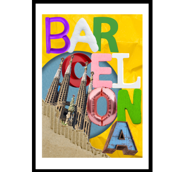 Barcelona College Billeder til stue - TenStickers