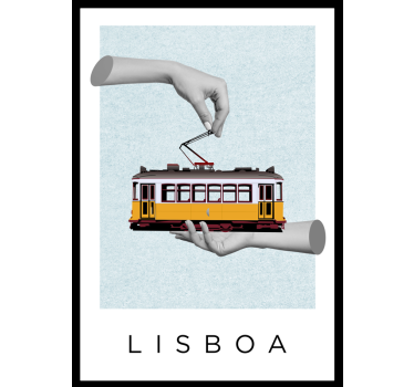 Lisbon Kollage Billeder til stue - TenStickers