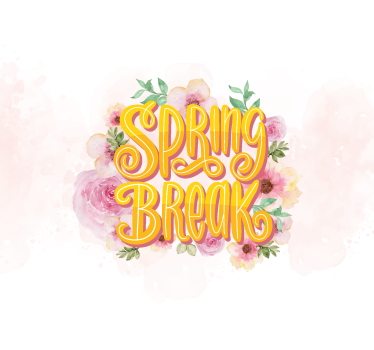 Forårsferie plakater med blomster - TenStickers