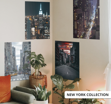 New York bygninger poster - TenStickers