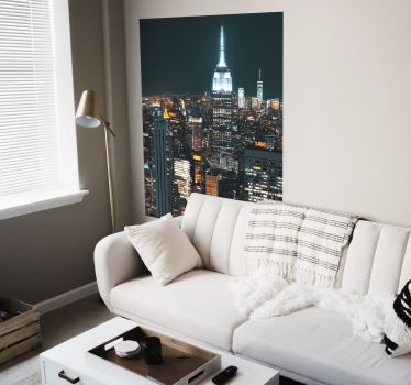 Nat i New York plakat - TenStickers