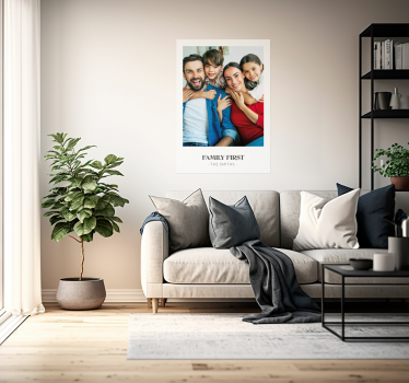 Familiens første kærlighed Plakat, som kan tilpasses - TenStickers