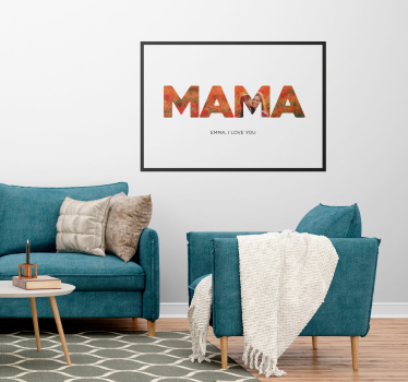 Mama jeg elsker dig Billeder til stue - TenStickers