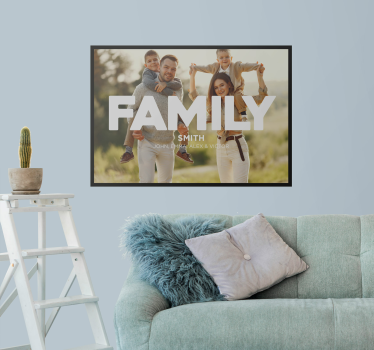 Familie foto Billeder til stue - TenStickers