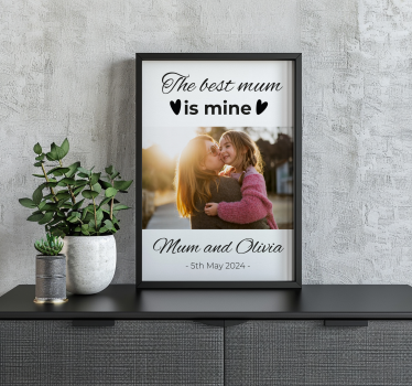 Den bedste mor plakat stue - TenStickers