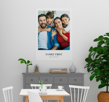 Familiens første kærlighed Plakat, som kan tilpasses - TenStickers