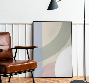 Farvepalet Abstrakt plakat - TenStickers