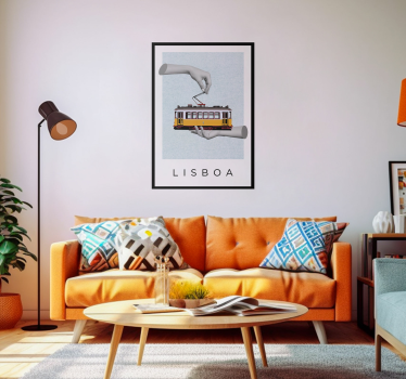 Lisbon Kollage Billeder til stue - TenStickers