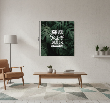 Plakat stue citat et bedre i morgen - TenStickers