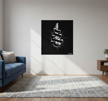 Plakat stue guitar - TenStickers