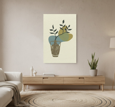Plakat stue japandi minimalistisk natur - TenStickers