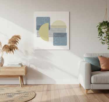 Plakat stue moderne kunst design - TenStickers