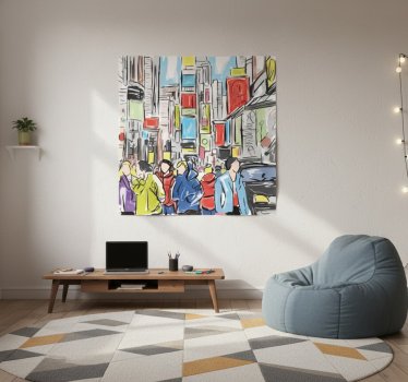 Plakat stue moderne personer fra new york - TenStickers