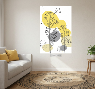 Plakat stue pantone planter - TenStickers