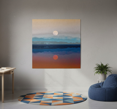 Plakat stue smukt måne design - TenStickers