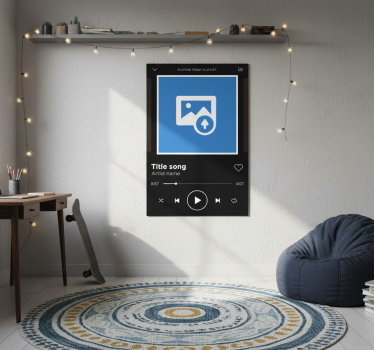 Plakat stue spotify canvas - TenStickers