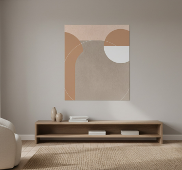 Plakat stue uregelmæssig geometrisk stil - TenStickers