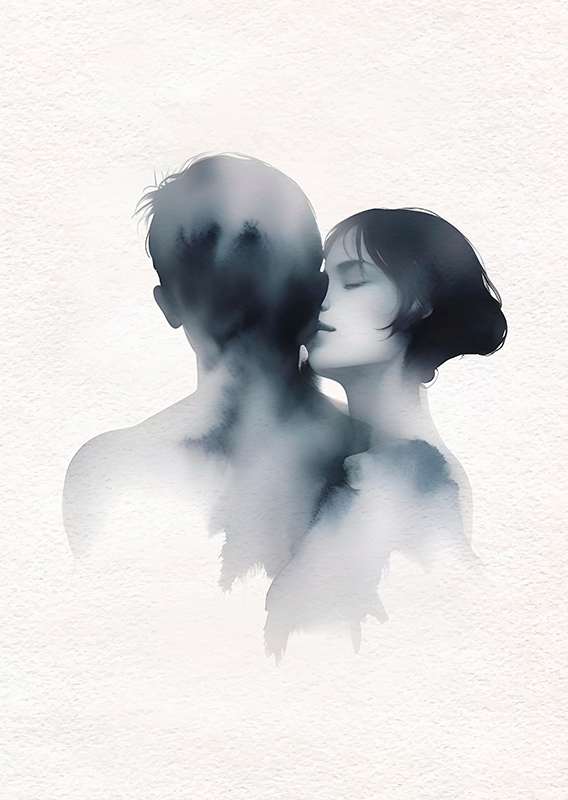 Dejligt par minimalistisk plakat - TenStickers