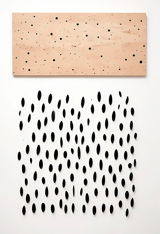 Abstrakt plakat udefinerlig kunst - TenStickers