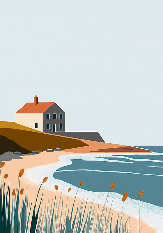 Stille liv plakat kunstnerisk tegning - TenStickers