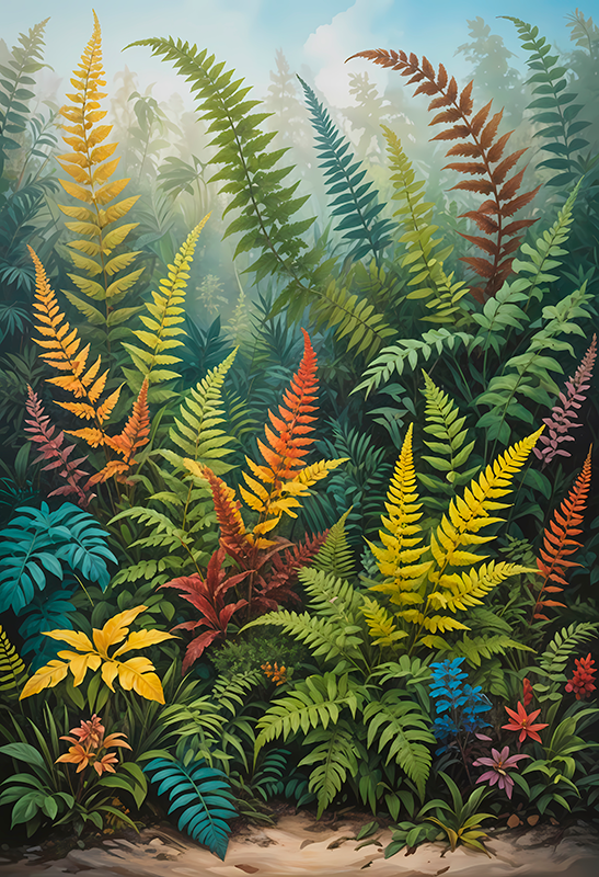 Mærkelig jungle plakat kunstnerisk tegning - TenStickers