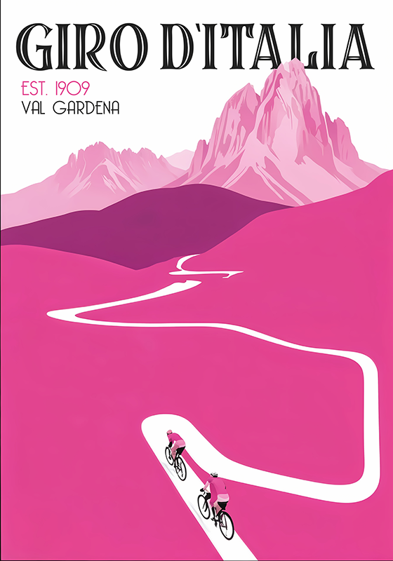 Val gardena cykel plakat - TenStickers