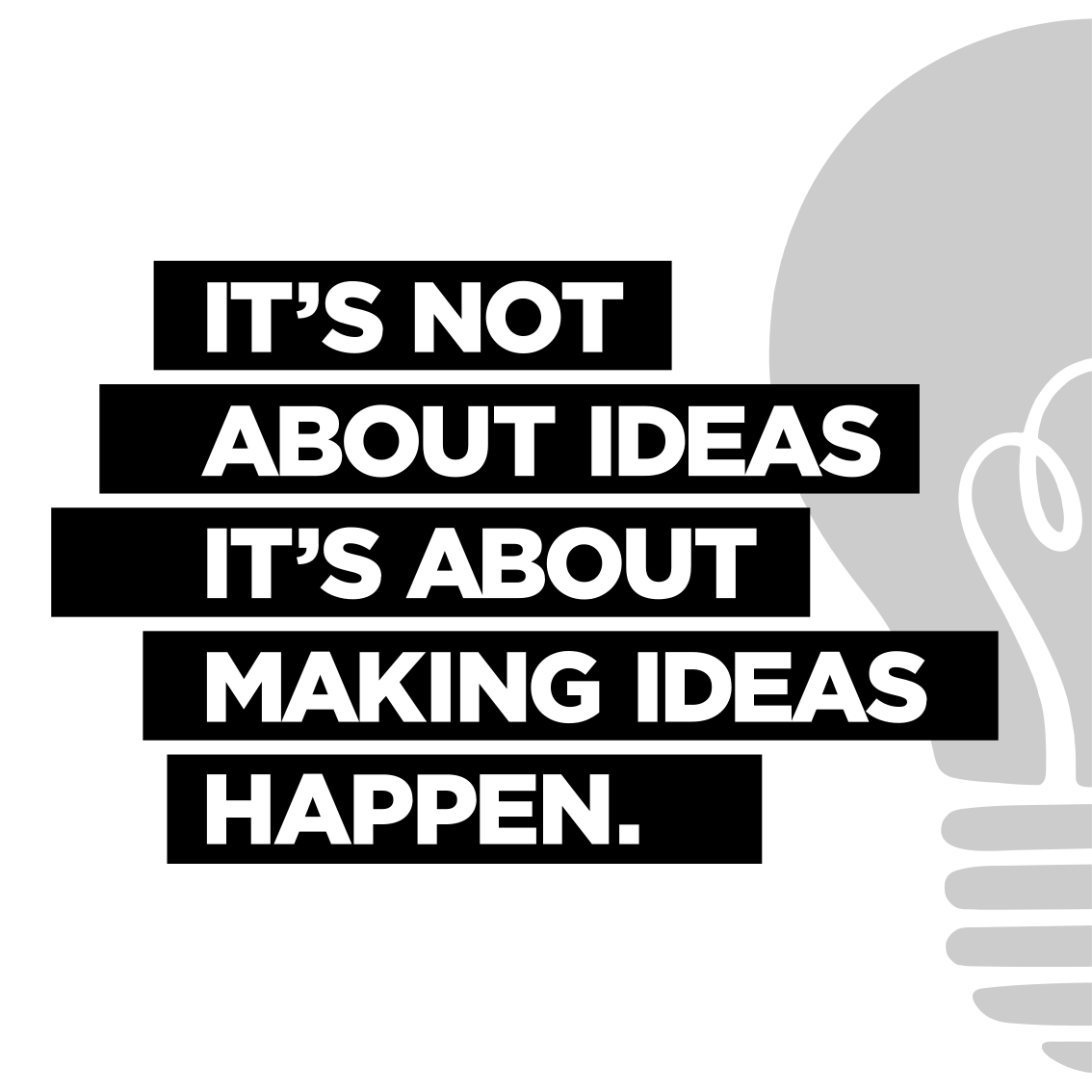 Kontor plakat med ideer til inspiration - TenStickers