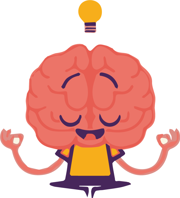 Kontor plakat zen hjerne - TenStickers