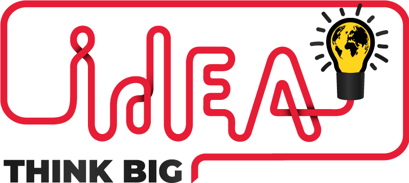 Kontor plakat tænk stort glødepære - TenStickers