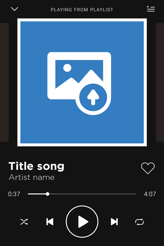 Plakat stue spotify canvas - TenStickers