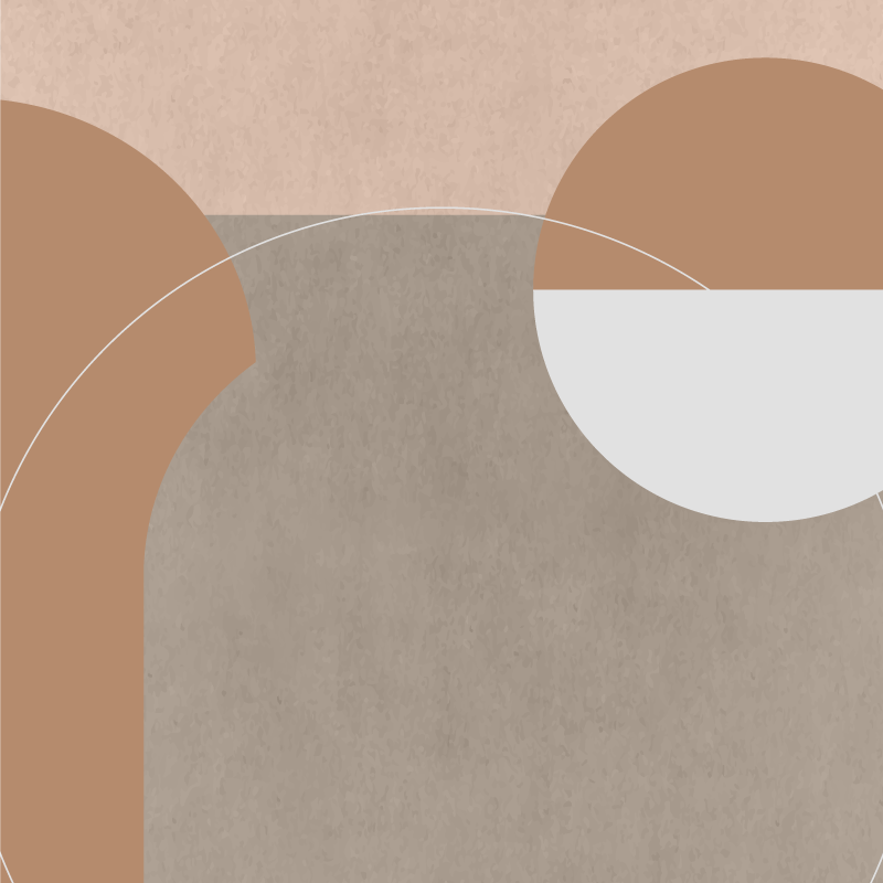 Plakat stue uregelmæssig geometrisk stil - TenStickers