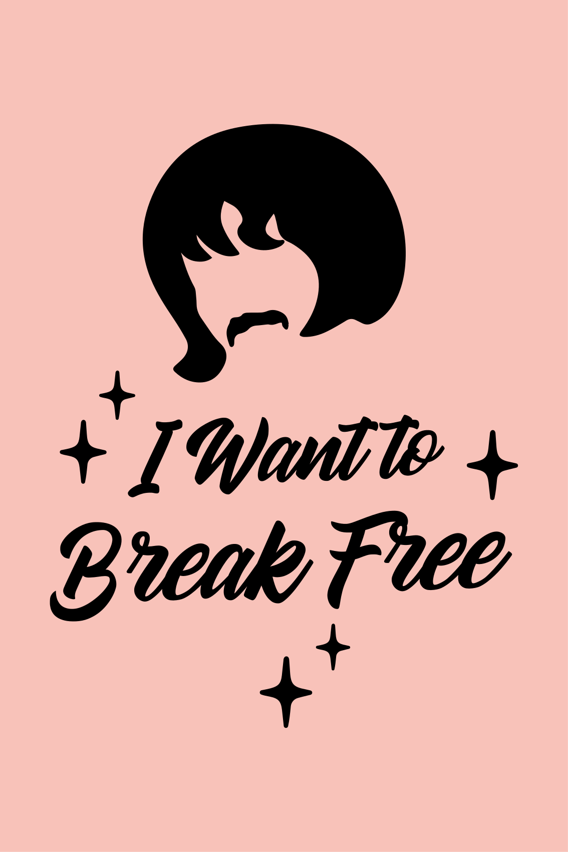 Citatplakat med ikoniske sætninger inspiration - TenStickers