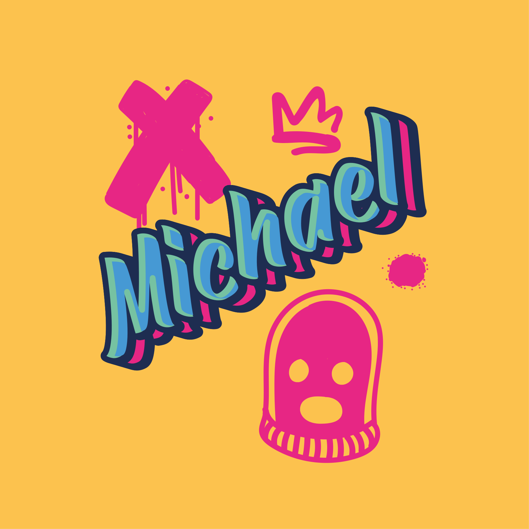 Plakat teenageværelse med kraftfuld skriftudtryk - TenStickers