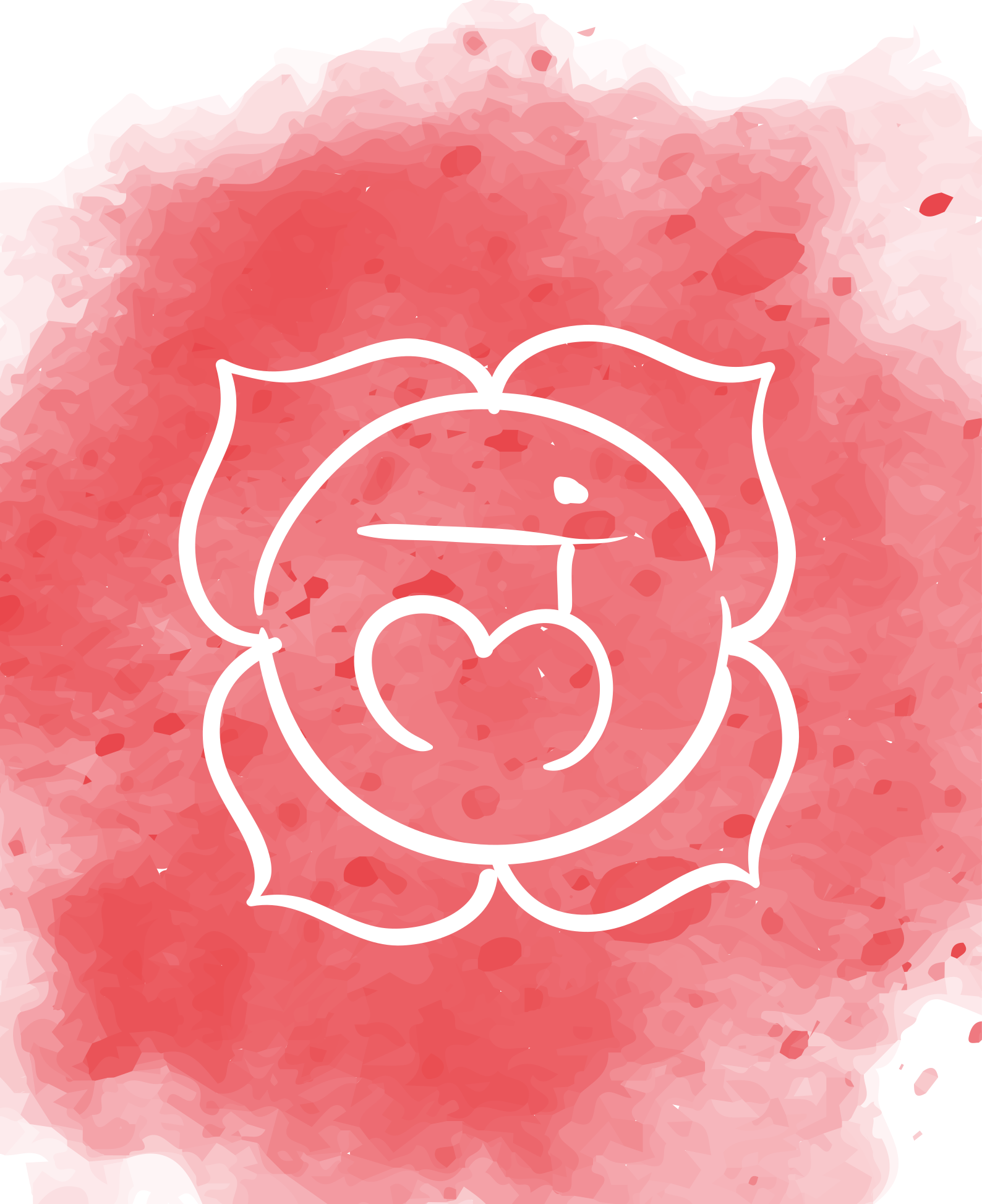 Zen plakat smuk rodchakra symbol - TenStickers