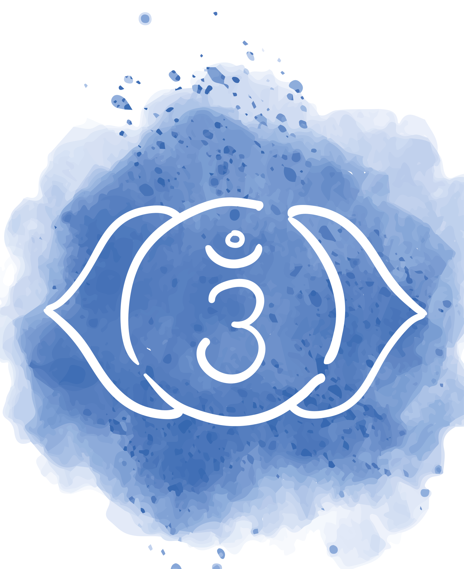 Zen plakat tredje Øje chakra symbol - TenStickers