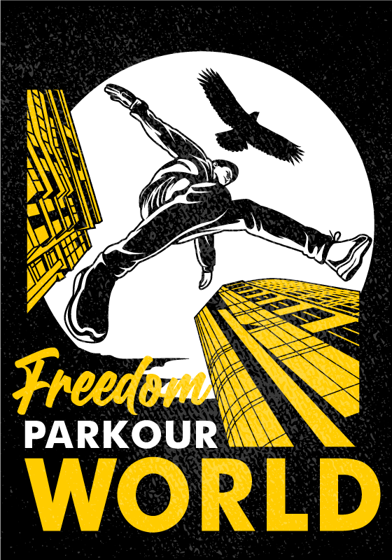 Sportsplakat parkour verden - TenStickers