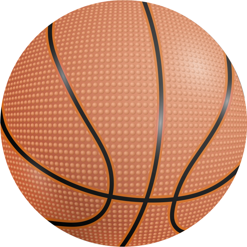 Basketballplakat vinylmåtte med basketballmotiv - TenStickers