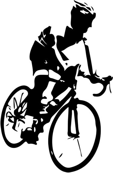 Cykel plakat vinilo ciclista mountain bike - TenStickers