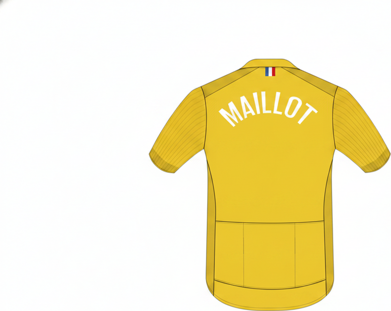 Cykel plakat gul "maillot" - TenStickers