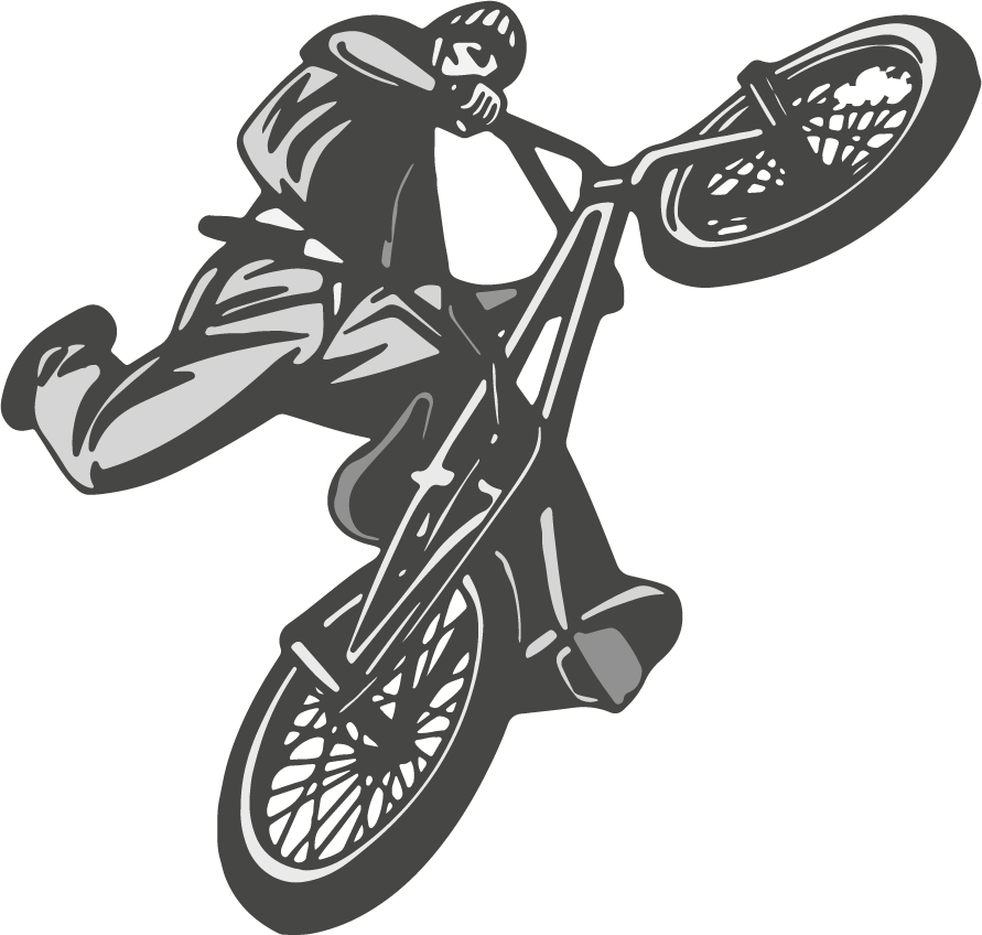 Cykel plakat til ungdomsværelse bmx - TenStickers