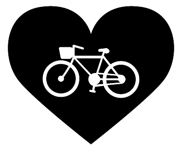 Cykel plakat jeg elsker cykler - TenStickers