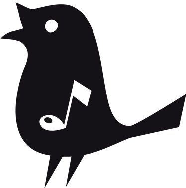 Musik plakat dekorativ sangfugl - TenStickers
