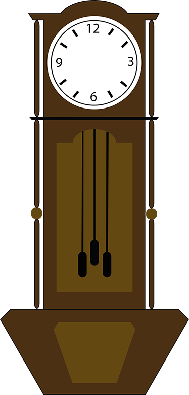 Retro plakater vintage vægur - TenStickers