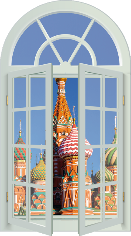 Landskab plakat kremlin 3d - TenStickers