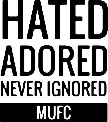 Plakat fodbold dekorativ vinyl mufc uk - TenStickers